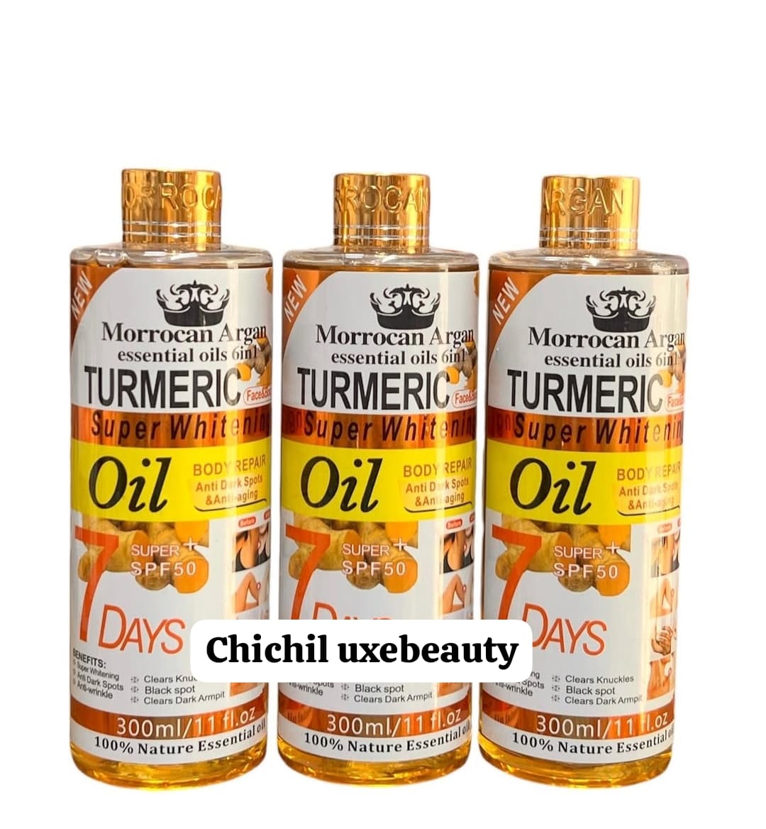 Moroccan argan Tumeric essential body oil