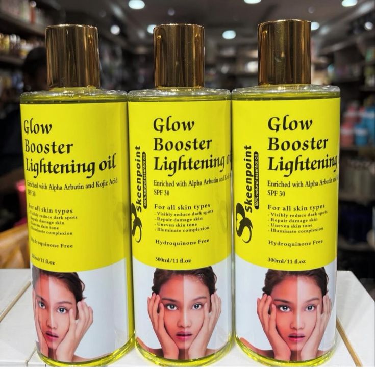 Glow booster lighting body oil 300ml