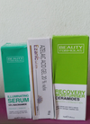 Azealic acid, nincinamide serum, ceramide moisturizer