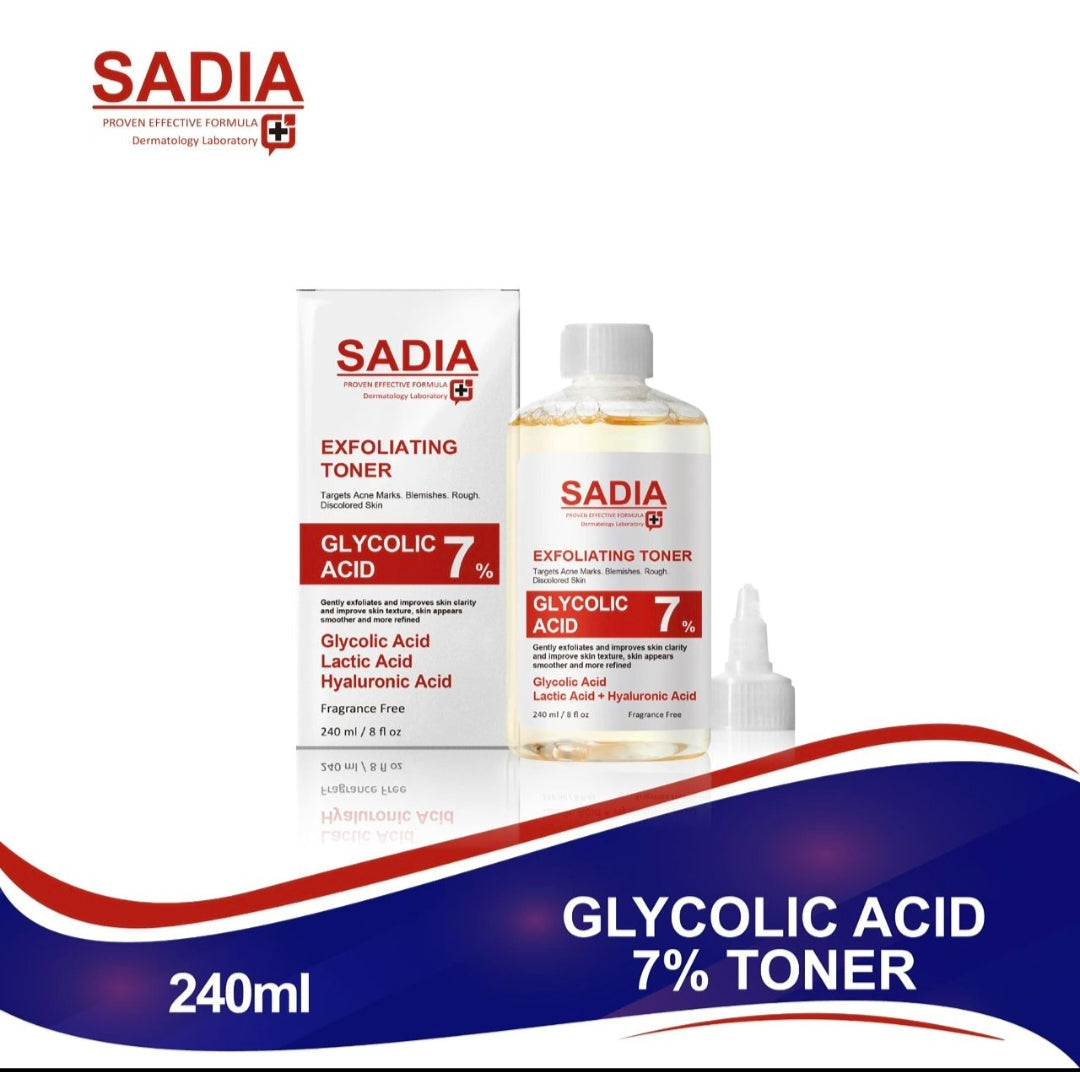 Sadia Exfoliating toner with 7%gycolic acid